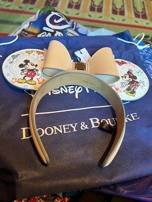 #ad Brand New Disney Parks Dooney amp; Bourke Sketch Print Leather Ears With Bag $339.99