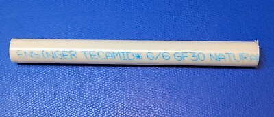 #ad Nylon 6 6 Extruded 30% Glass Filled Rod 5 8quot; Diameter x 6quot; Length $12.49