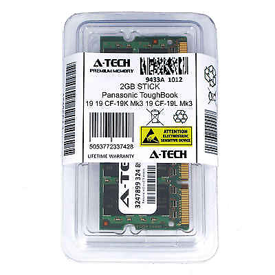 #ad 2GB SODIMM Panasonic ToughBook 19 19 CF 19K Mk3 19 CF 19L Mk3 30 Ram Memory $17.99