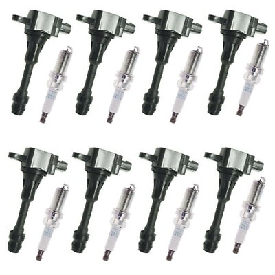 #ad 8X Ignition Coils 8X Spark Plugs For Nissan Titan Armada QX56 5.6L 22448 ZE00A $99.00