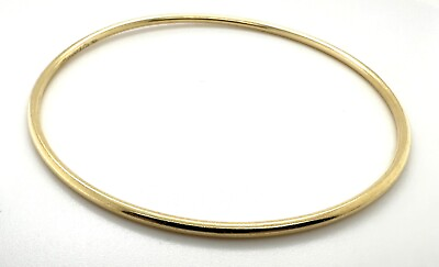 #ad Tiffany amp; Co. 18k Yellow Gold 2mm Bangle Bracelet $1299.00