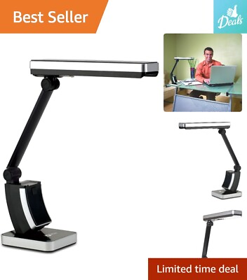#ad Sleek 13W Slimline Desk Lamp Energy Saving Efficient Adjustable Shade $56.99