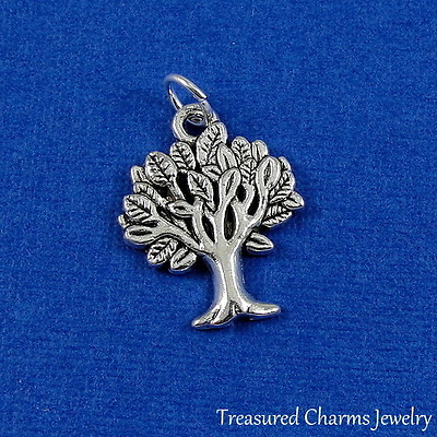 #ad Silver TREE OF LIFE Nature CHARM PENDANT $7.95