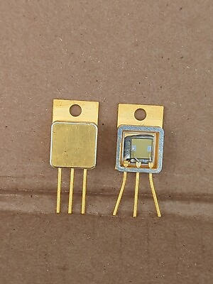 #ad 1 VINTAGE QUALITY Power MOSFET GOLD PLATED Transistor PICTURE FOR REFERENCE $9.88
