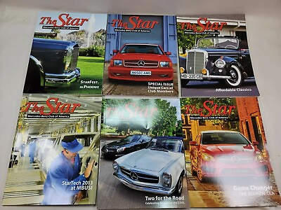 #ad Lot of 6 The Star Mercedes Benz 2013 Magazine Full Year Jan to Dec Star#14 $29.99
