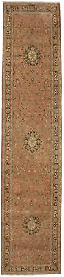 #ad Hand Knotted Antique Distressed Floral 3X14 Oriental Runner Rug Hallway Carpet $586.56