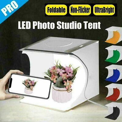 #ad Photo Photography LED Light Box Small Shooting Tent Cube Studio Kit Mini Room $25.65