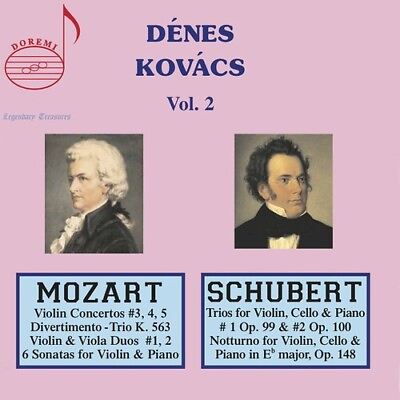 #ad Mozart Kovacs Budapest Philharmonic Sym Denes Kovacs 2 New CD Boxed Set $61.76