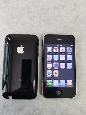 #ad full working Unlocked Original Apple iPhone 3G 8GB Black A1241 GSM IOS3 $31.00