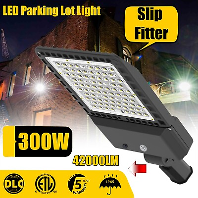 #ad 300W LED Area Light LED Parking Lot Street LightingIP655500kDusk to DawnETL $149.00