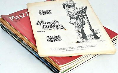 #ad Lot of Muzzle Blasts Magazine 1982 1989 1991 Black Powder Muzzle Loading Rifle $24.99