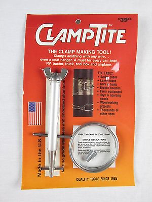 #ad CLAMPTITE Tool CLT03 Stainless Steel Aluminum Clamping Clamp Making Tool USA $29.99