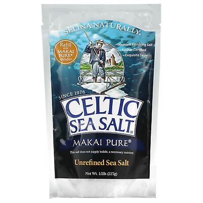 #ad Celtic Sea Salt Makai Pure Deep Sea Salt Pure Vital Minerals 8oz 227 g $18.89