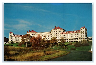 #ad Postcard Mount Washington Hotel Bretton Woods NH in White Mts D21 $1.99