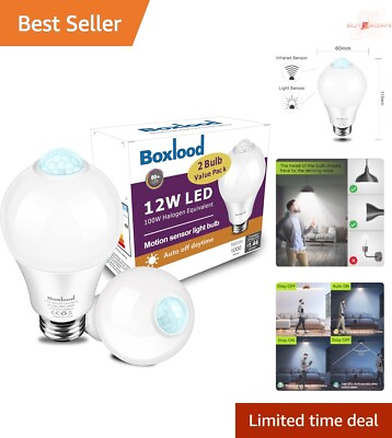 #ad Adjustable Sensitivity Motion Sensor LED Bulb Custom Security Illumination $27.54