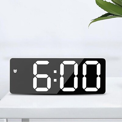 #ad Fashion Design LED Desk Clock Easy Operation Large Number Display Snooze $18.54