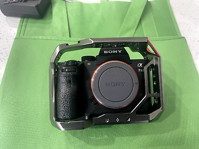 #ad Sony a7 III 24.2 MP Mirrorless Digital Camera Body Cage Charger Cards Used $1350.00