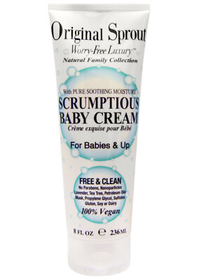 #ad ORIGINAL SPROUT Scrumptious Baby Cream 8 oz 100% Vegan Sulfate amp; Paraben Free $13.59