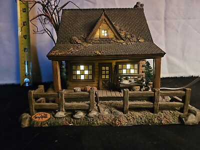 #ad Vintage Terry Redlin Lighted Collectable Ceramic Home $65.00