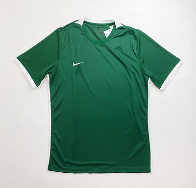 #ad Nike US Short Sleeve Challenge IV Soccer Jersey Men#x27;s Large Gorge Green DH8003 $14.00