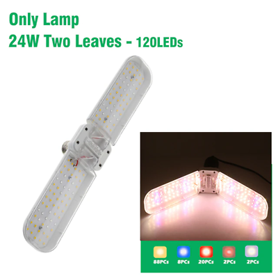 #ad Foldable LED Grow Light Full Spectrum E27 Plant Growing Light $20.31