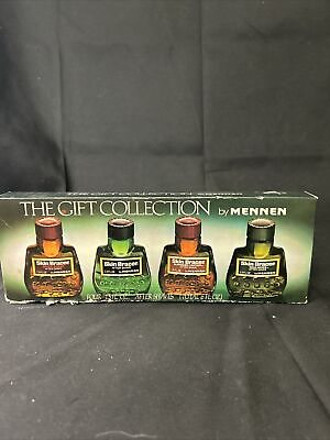 #ad Vintage MENNEN Gift Collection Skin Bracer After Shave 4 bottles each 1.5 oz NOS $39.98