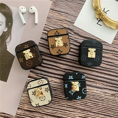 #ad For Airpods 3rd generation Pro 2 1 Retro Leather Shockproof Airpods Case Cover $9.99