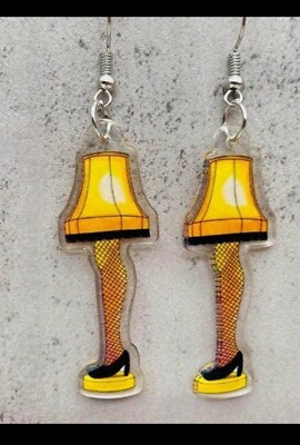 #ad Christmas Story Leg Lamp Earrings $10.00
