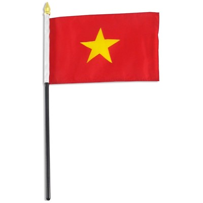 #ad 4quot;x6quot; Vietnam Stick Flag Table Staff Desk Table $6.39