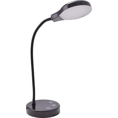 #ad Modern Dimmable LED Desk Lamp with USB Charging Port Black Finish $22.67