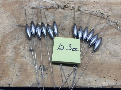 #ad 12 3 OZ. BOTTOM BOUNCERS MADE WITH .045 INCH DIAMETER TORSION STRAIGHTENED WIRE $14.75