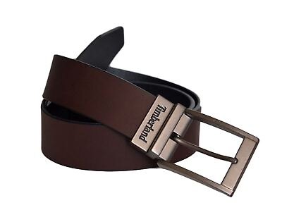 #ad Timberland Classic Jean Reversible Men#x27;s Genuine Leather Belt Brown Black $19.99