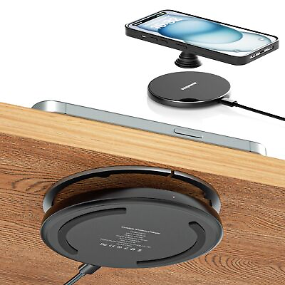 #ad Invisible Wireless Charger 0 30mm Under Desk Wireless Charger Dual Uses On ... $64.99