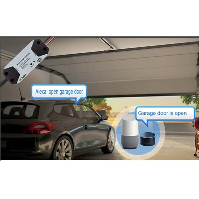 #ad WiFi Garage Door Opener Smart LifeTuya App Control No Hub Needed $22.11