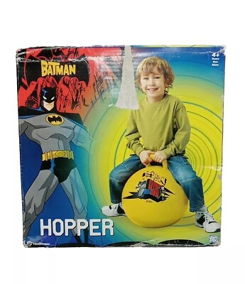 #ad Vintage The Batman Hopper Ball Batman Toy Cartoon Network HEADSTROM Robin $24.00