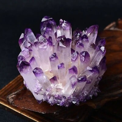 #ad #ad 310g New Find Amethyst Phantom Cluster Geode Mineral Specimen Crystal Decor $59.40