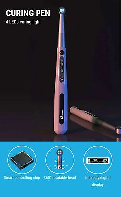 #ad Dental Eighteeth Medical Curing Pen 4 Leds Curing Light Caries Detector $224.19