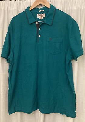#ad An Original Penguin by Munsingwear Men#x27;s Polo Shirt Classic Fit Green Size 2XL $13.00