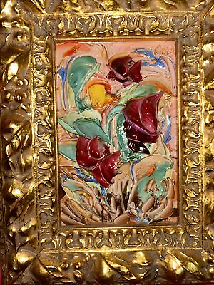 #ad Gorgeous Artist Signed original Oil Painting with Beautiful Frame 6x8…..1 Of 1 $378.99