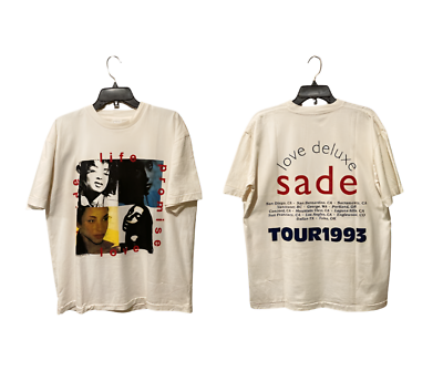 #ad SALE Sade Love Tour 1993 Shirt Vtg 90s Sade Album Concert shirt $25.99