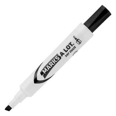 #ad Avery Desk Style Dry Erase Markers Chisel Tip Black Box of 36 $51.04