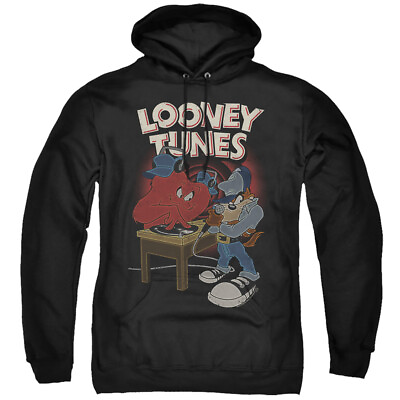 #ad LOONEY TUNES DJ LOONEY TUNES Licensed Hooded and Crewneck Sweatshirt SM 5XL $50.95