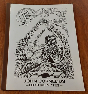 #ad Magic of John Cornelius Lecture Notes No. 1; Cornelius John Signed Magic Book $29.95