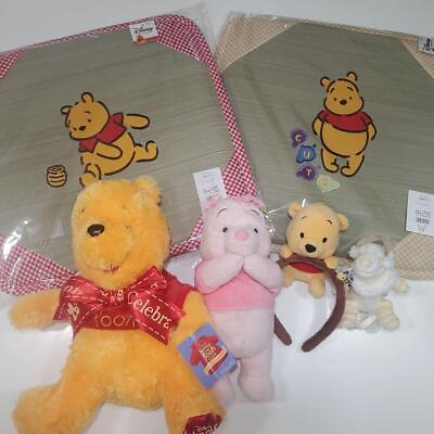 #ad Disney Winnie The Pooh Rush Cushion Cherry Blossoms Stuffed Toy Headband Head $65.43