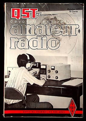 #ad VINTAGE QST Magazine October 1972 Wide Band FM Crystal Control ARRL HAM Radio $14.99