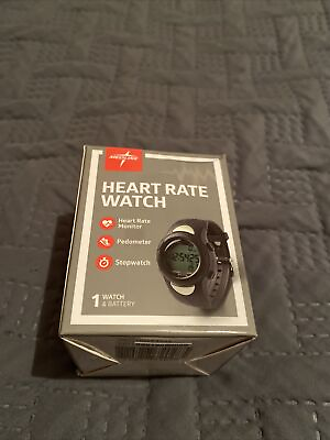 #ad Heart Rate Watch. Heart Rate Monitor Pedometer Stopwatch. Black. $25.00