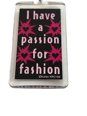 #ad Fashion Key Chain Creative Personality I Have a Passion for Fashion NEW $14.99