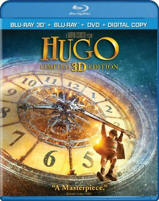 #ad Hugo Blu ray 3D Blu ray DVD Digital Copy 3D Blu ray $9.42