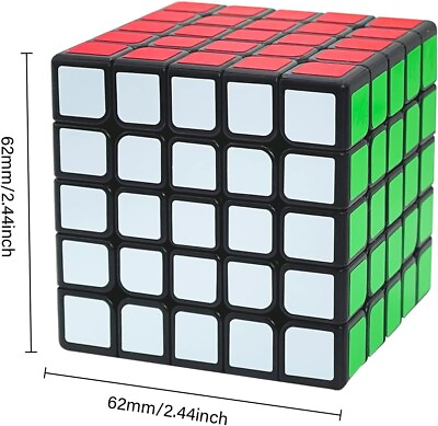 #ad New QIYI 5x5x5 Speed Ultra smooth Magic Cube Puzzle Twist 5x5 Black $14.99
