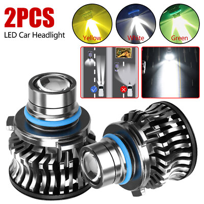 #ad LED Projector Lens Fog Light Lamp Headlight Bulbs Car H11 H7 9005 9006 9012 $19.99